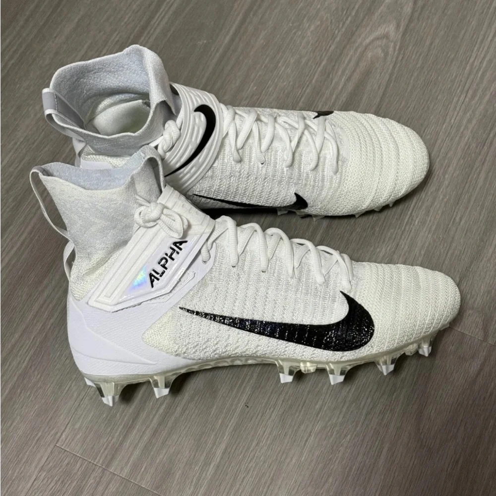 Nike Alpha Menace‎ Elie 2 White/Wolf Grey Football Men’s Cleats